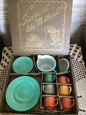 Vintage Child’s Tea Set by Hazel Atlas